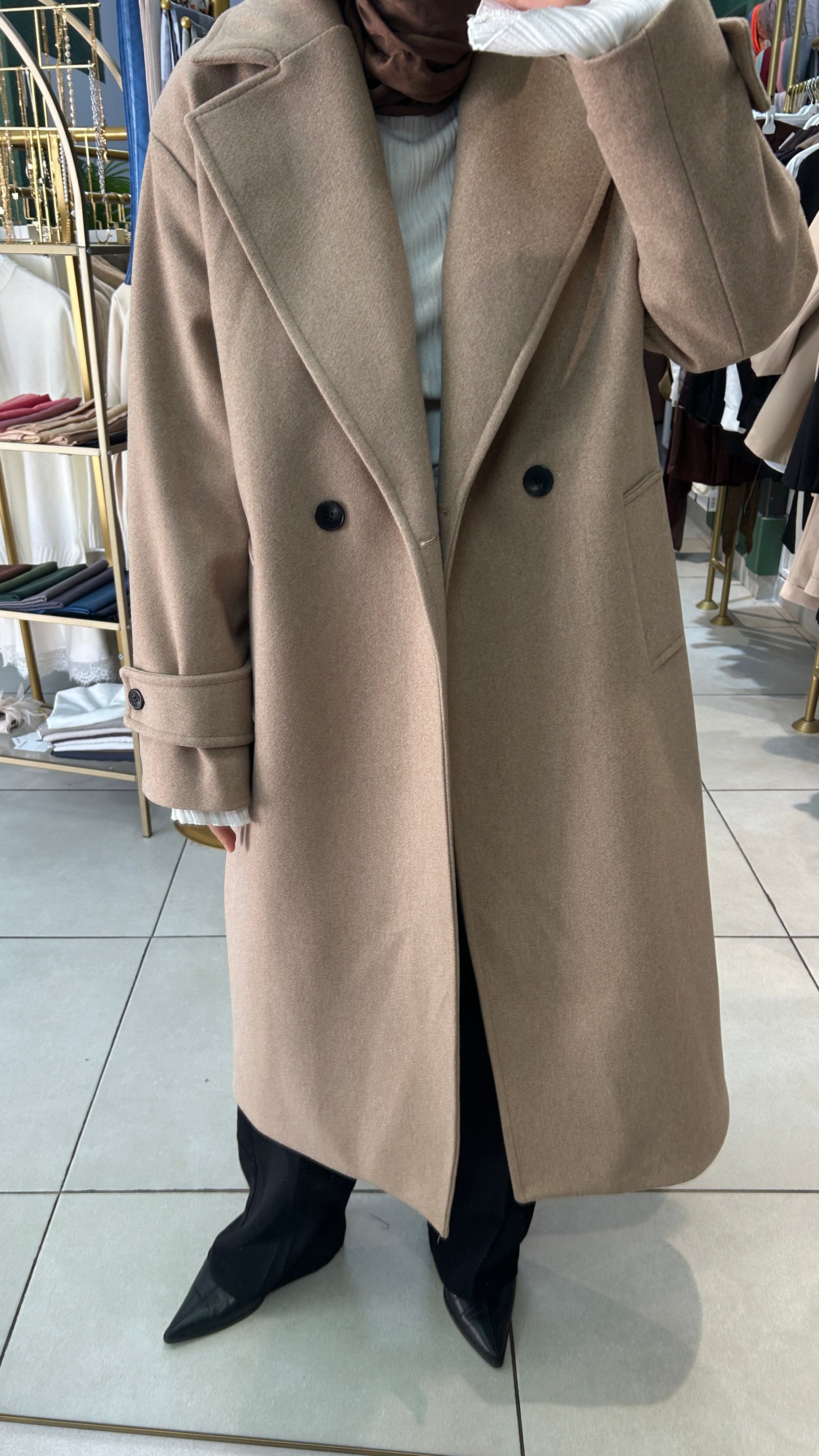 KAŞMİR OVERSIZE KABAN