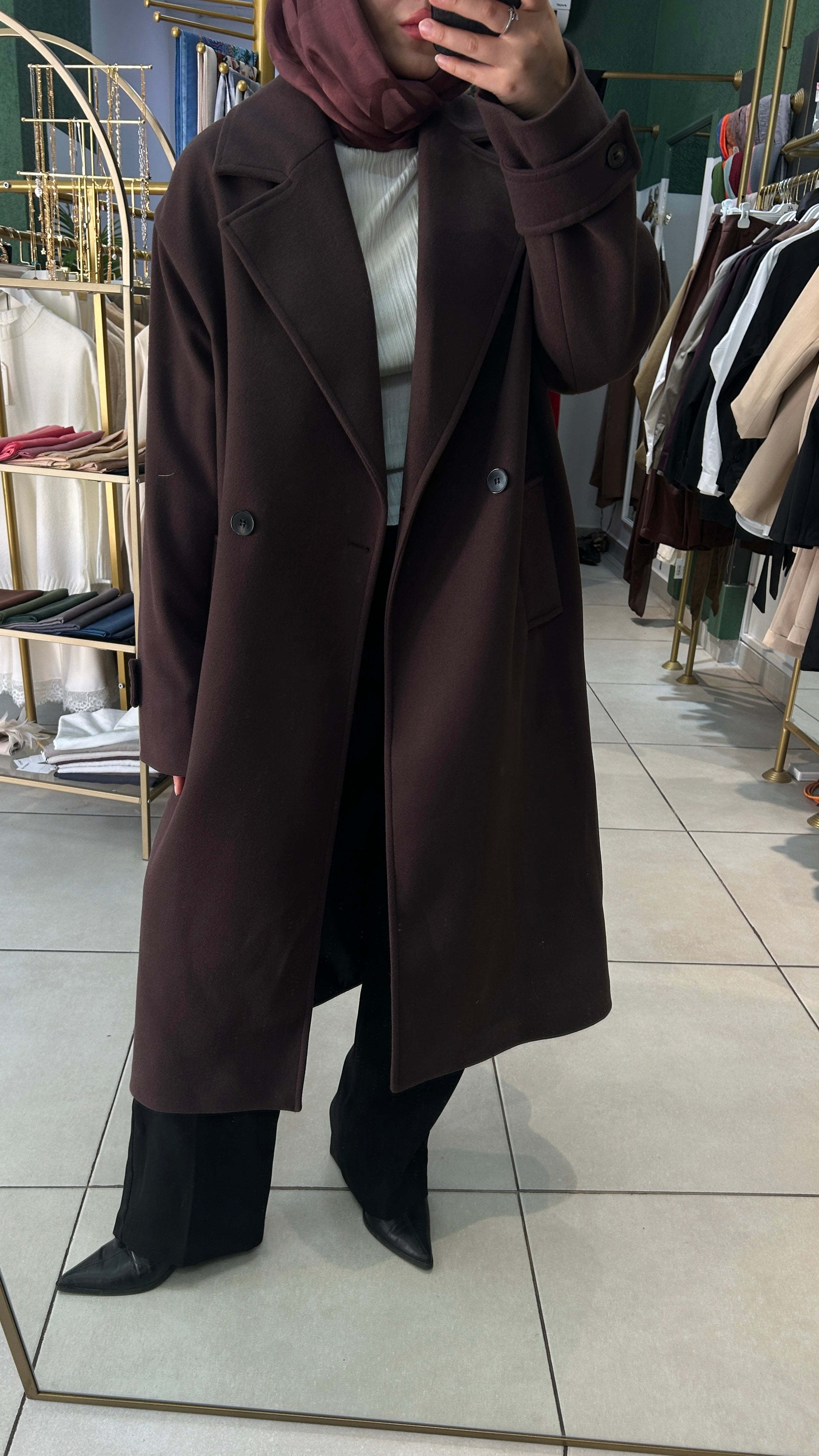 KAŞMİR OVERSIZE KABAN