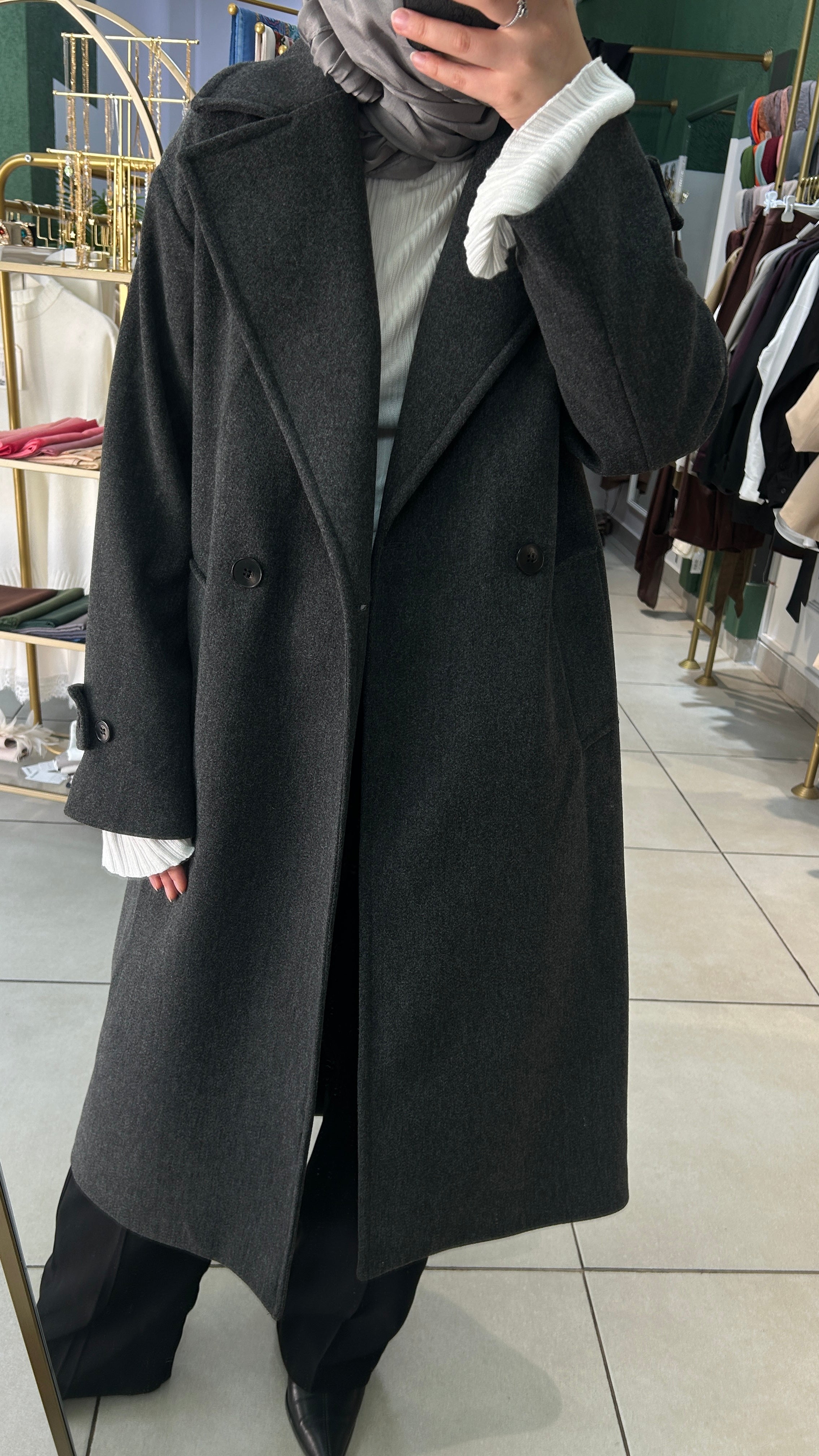KAŞMİR OVERSIZE KABAN