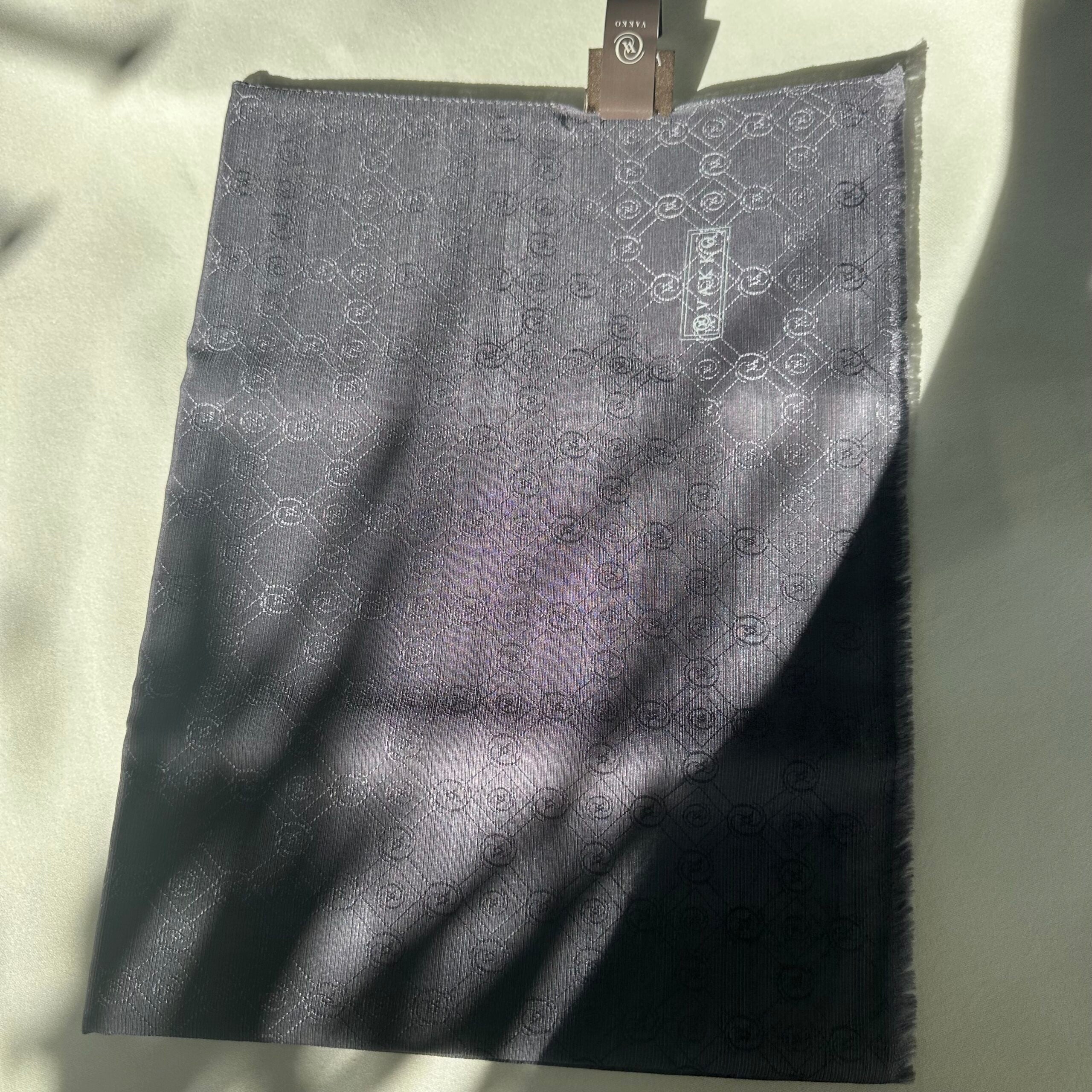 VAKKO Butik Şal - Antrasit - EsraGürsesBoutique