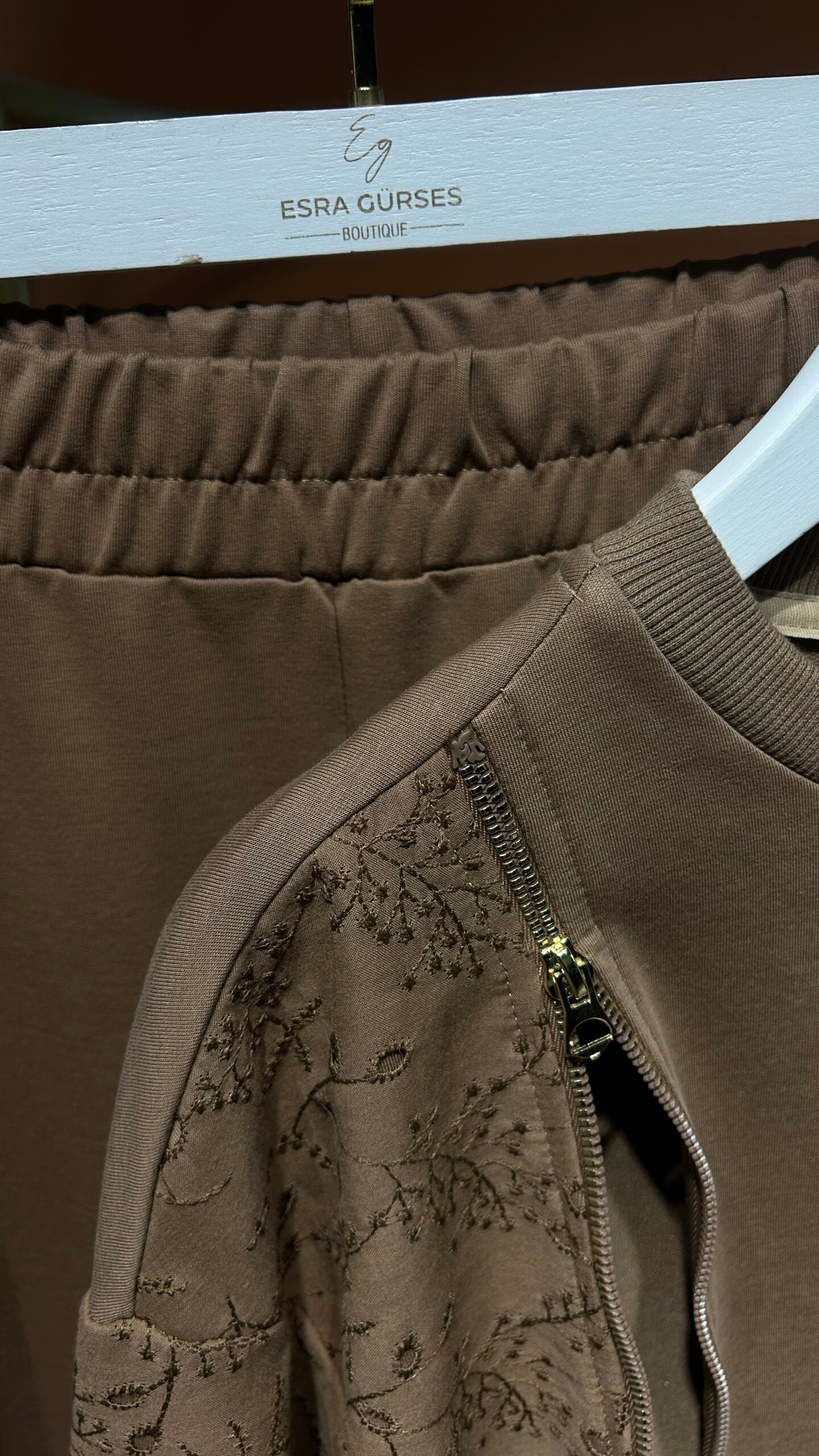 Fistolü Takım - Camel Renkli - EsraGürsesBoutique
