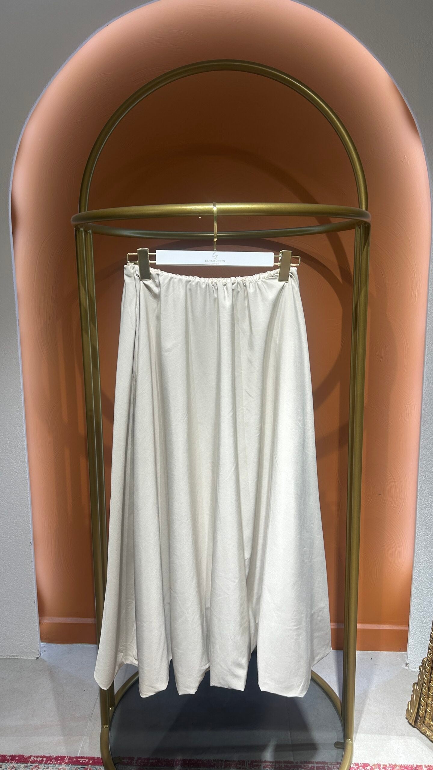 Krem Renkli Balon Etek - EsraGürsesBoutique