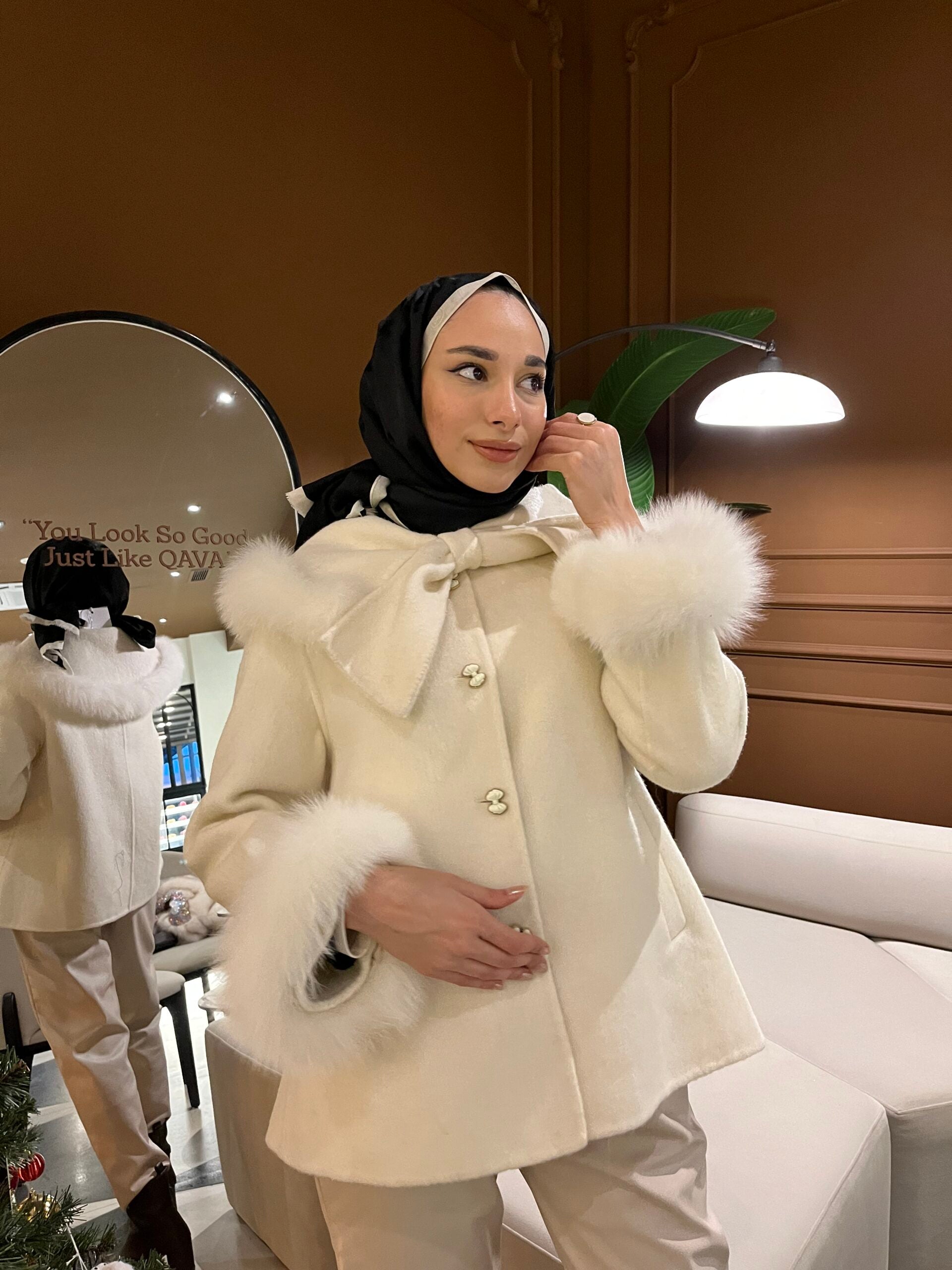 İthal Kuzu Kürk Ceket - EsraGürsesBoutique