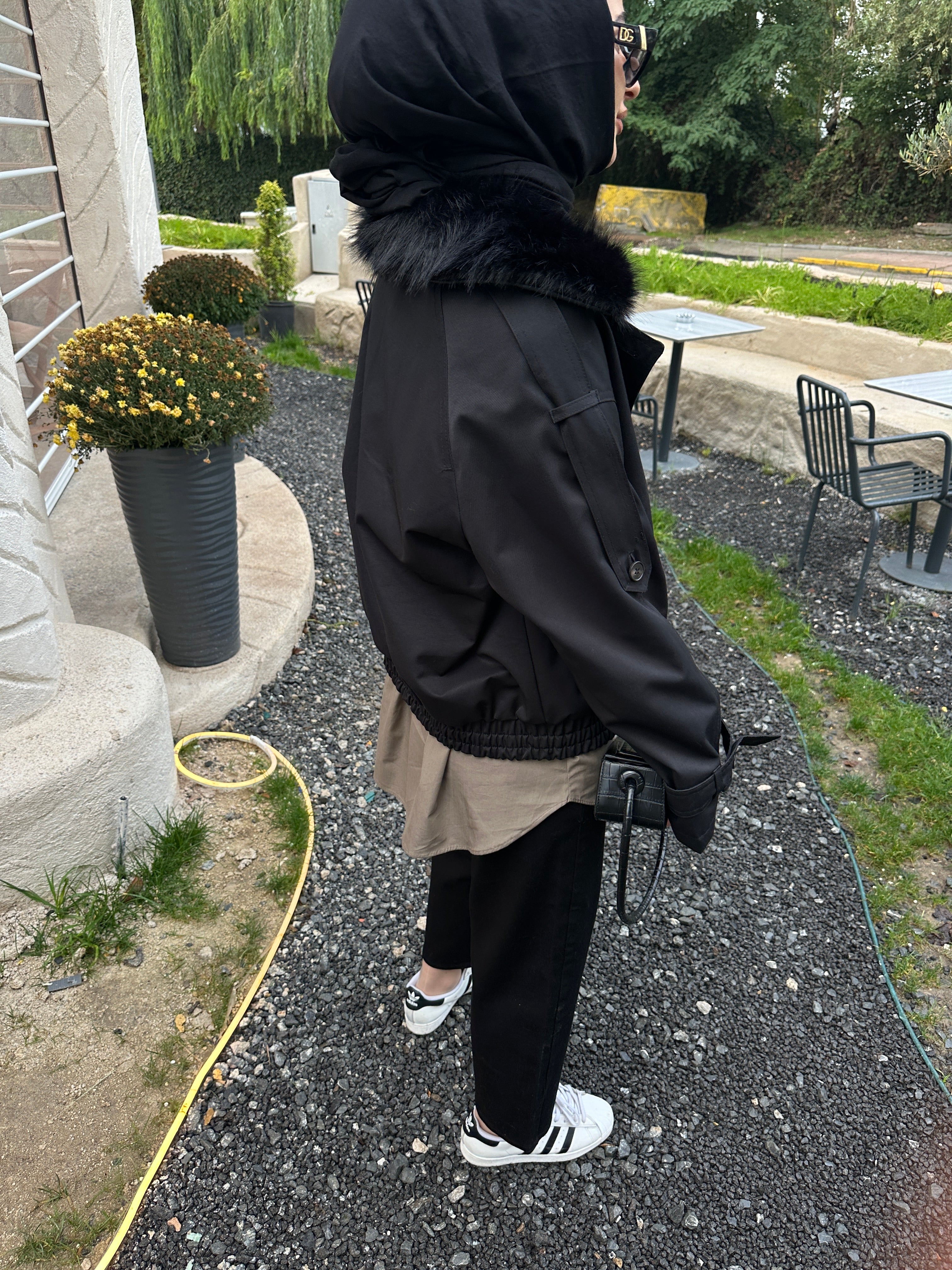 KÜRKLÜ KISA TRENÇ