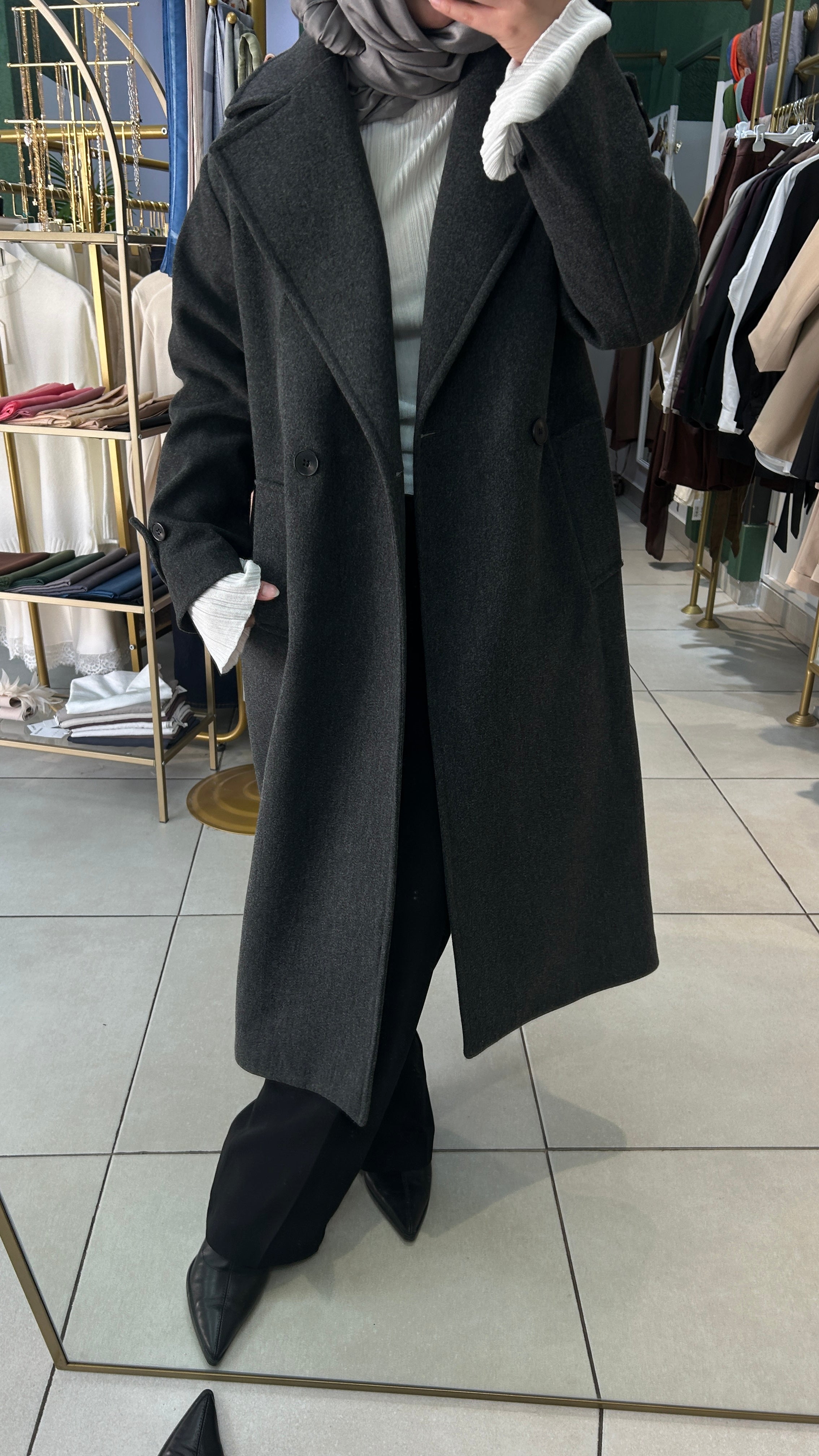 KAŞMİR OVERSIZE KABAN