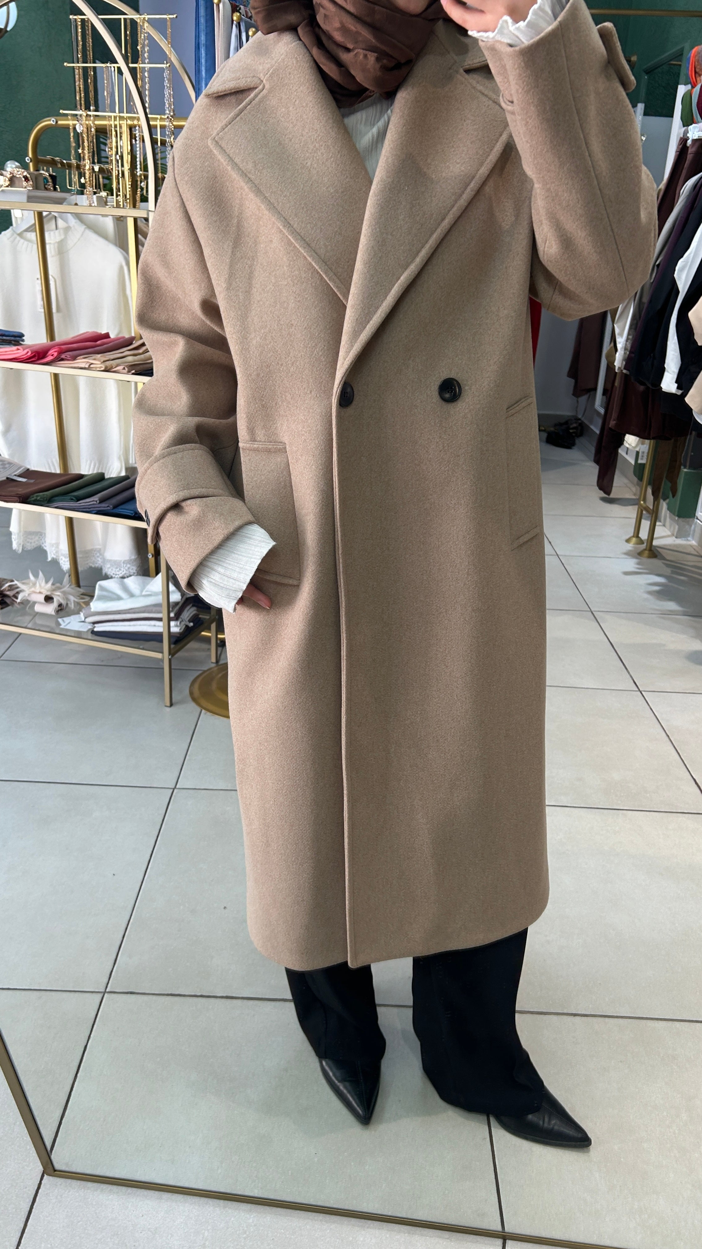 KAŞMİR OVERSIZE KABAN