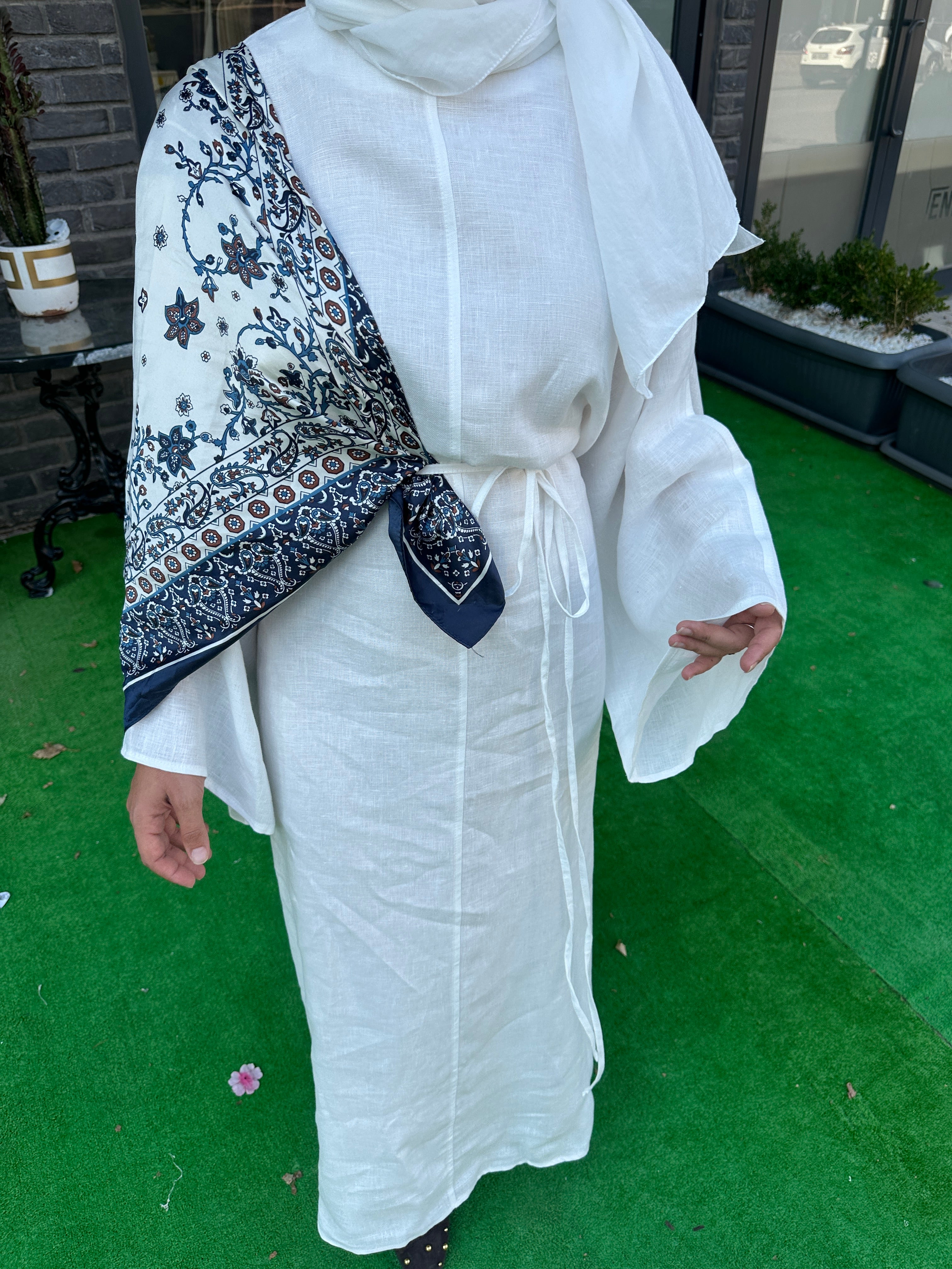 KETEN ABAYA ELBİSE
