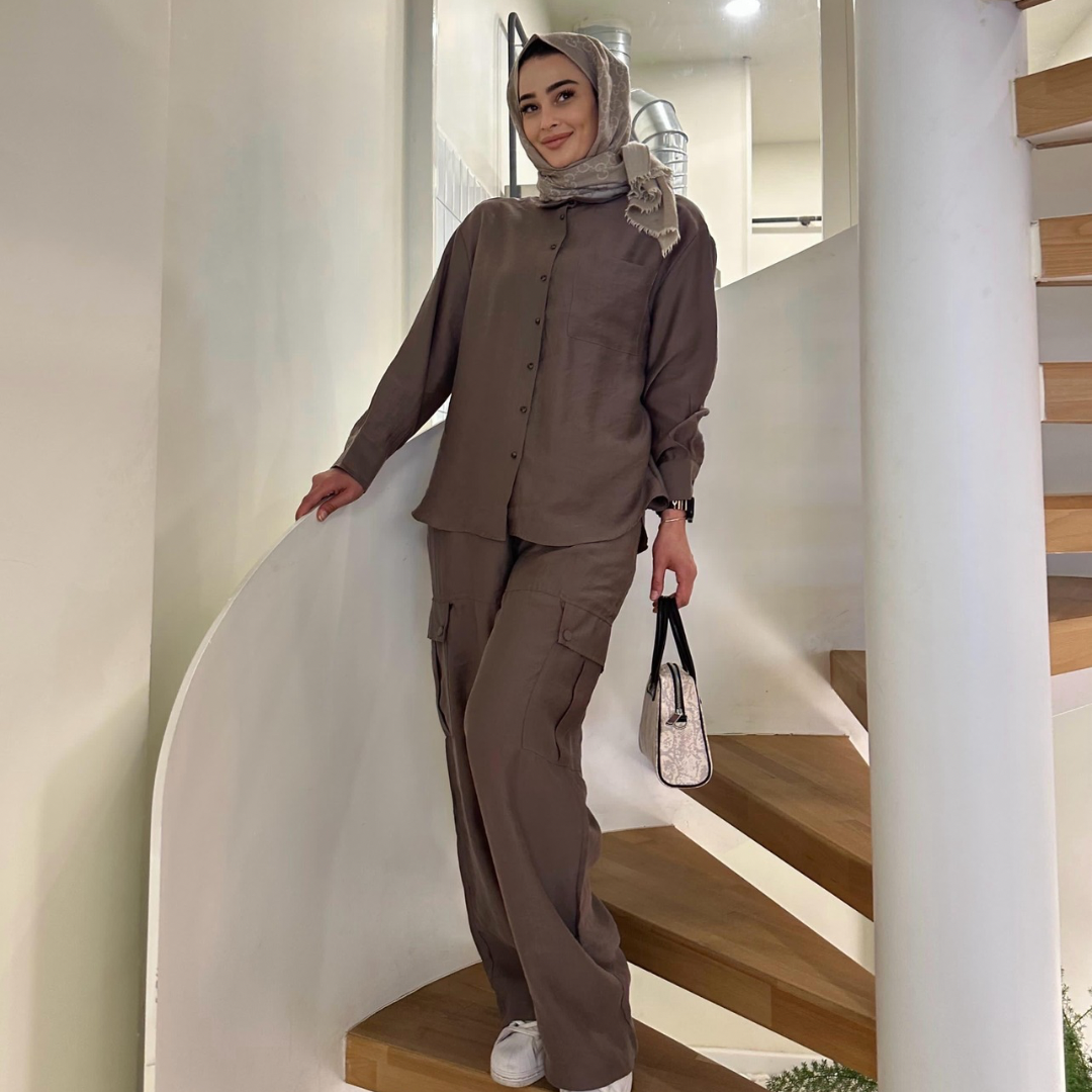 Premium tencel takım