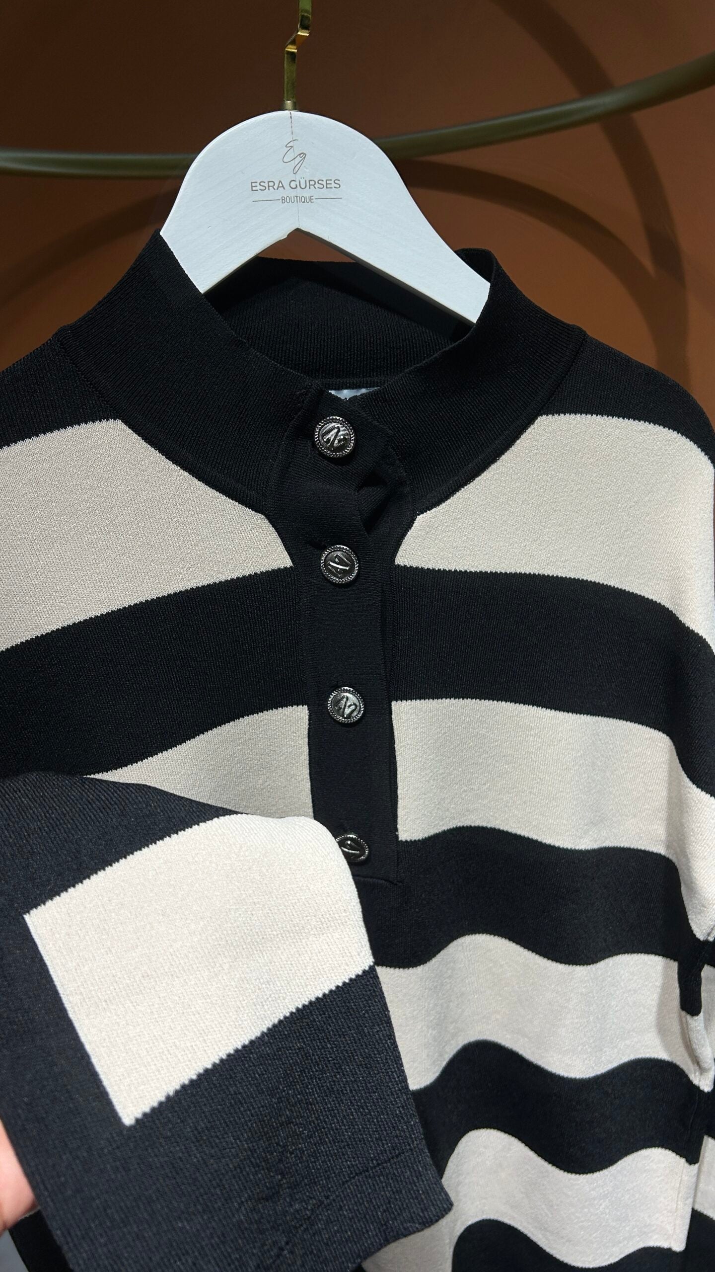 Merselize Çizgili Tunik - Şık ve Rahat - EsraGürsesBoutique