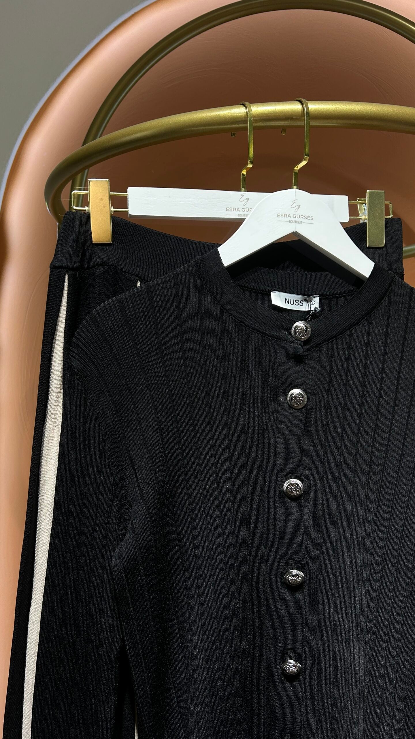 Hırkalı Etek Takım - Siyah - EsraGürsesBoutique