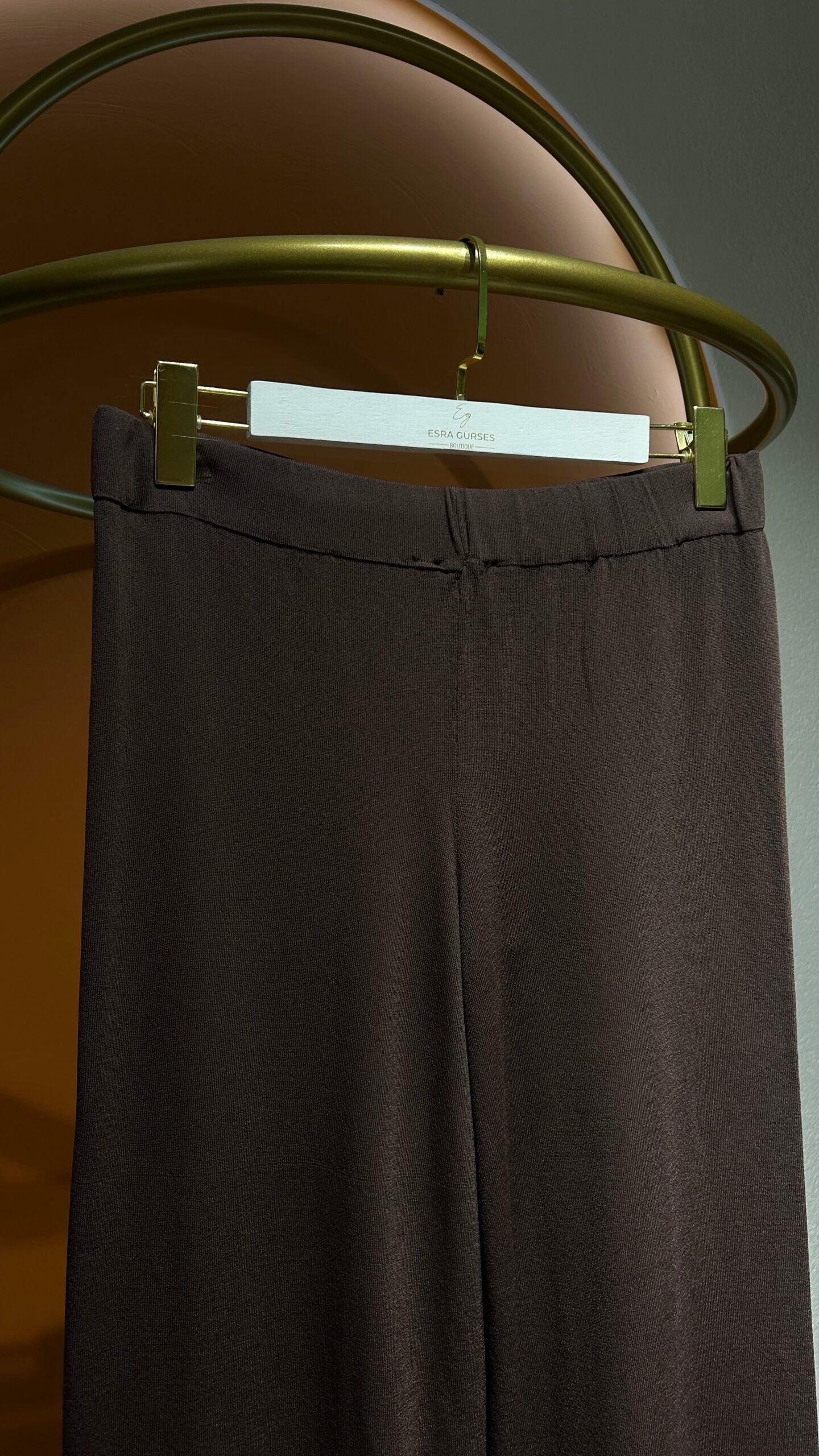 Kahverengi Triko Pantolon - EsraGürsesBoutique