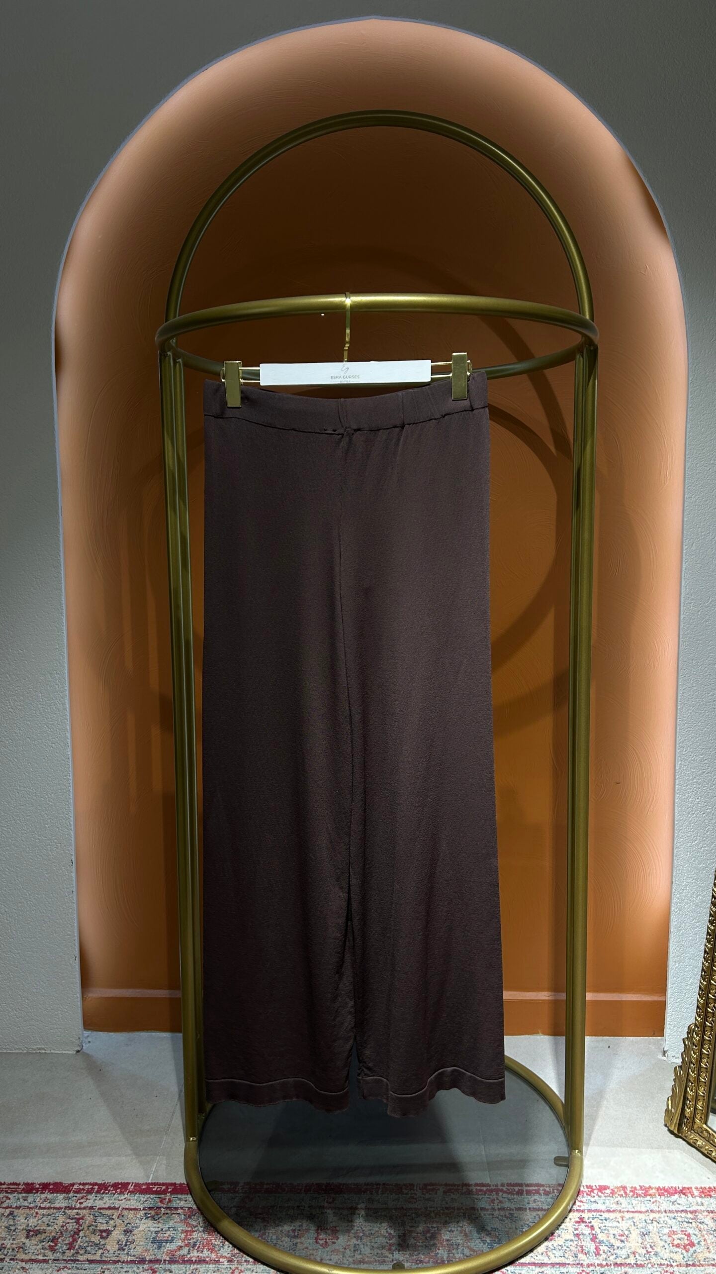 Kahverengi Triko Pantolon - EsraGürsesBoutique