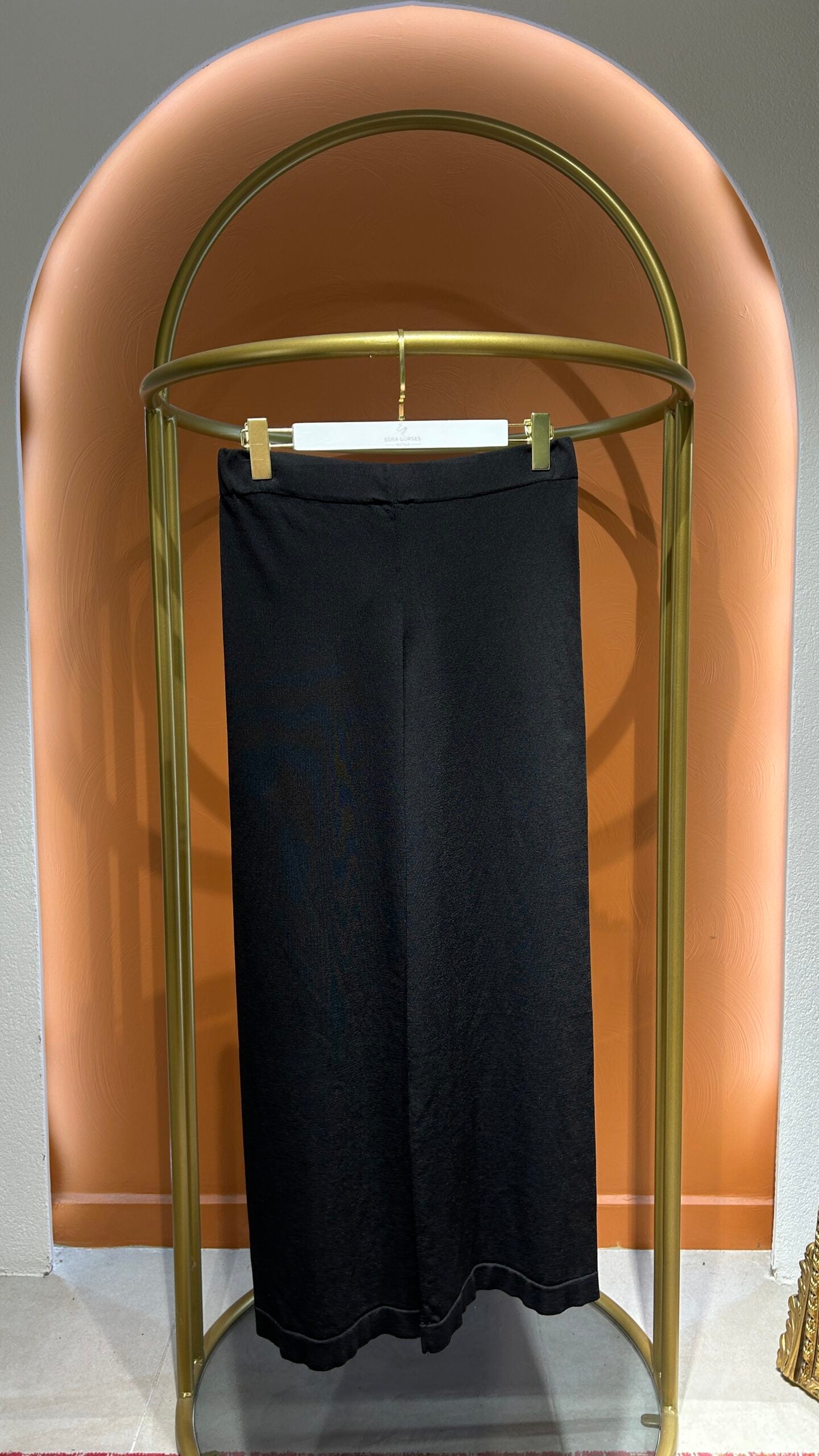 Siyah Triko Pantolon - EsraGürsesBoutique