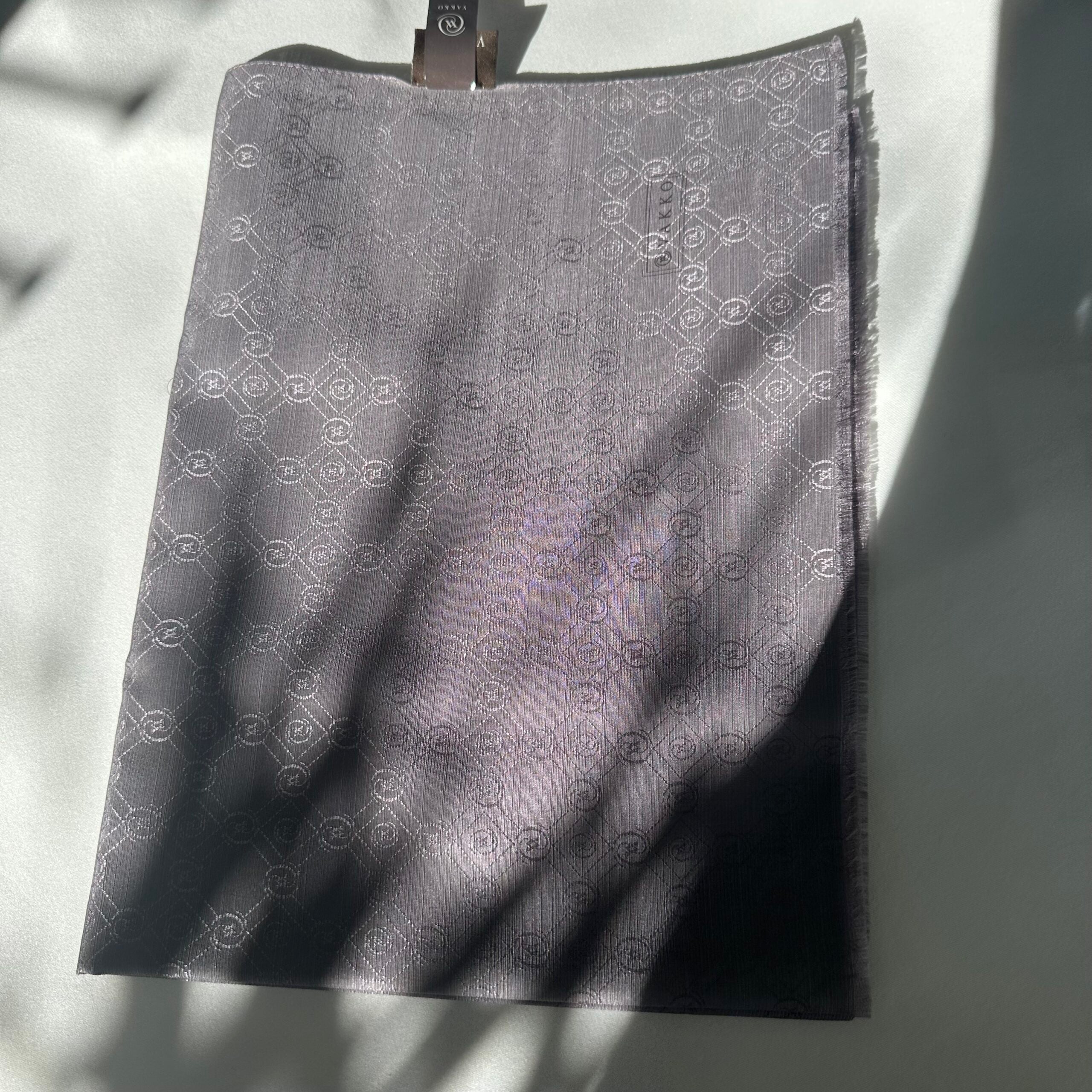 VAKKO Butik Şal - Gri - EsraGürsesBoutique