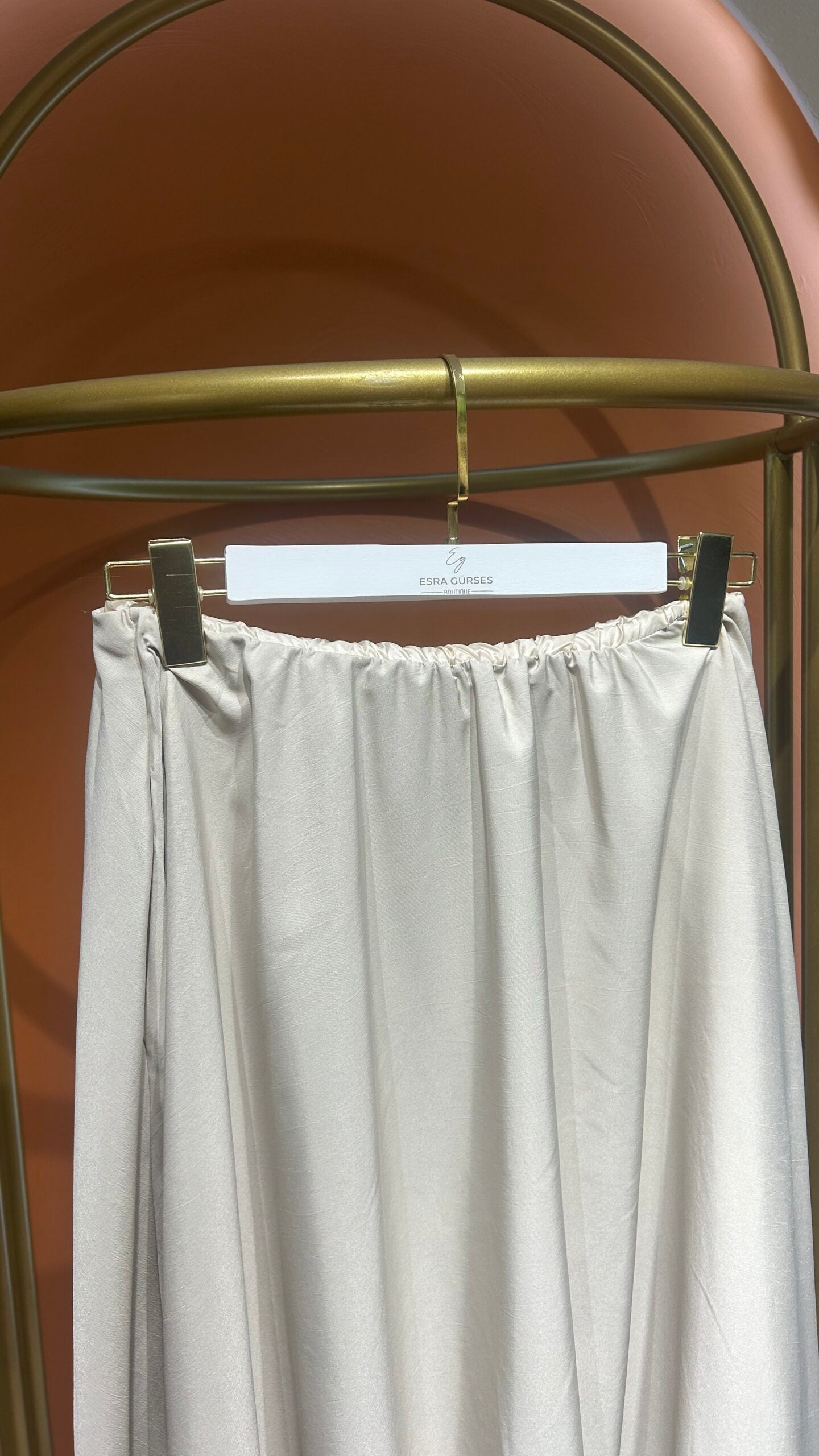 Krem Renkli Balon Etek - EsraGürsesBoutique