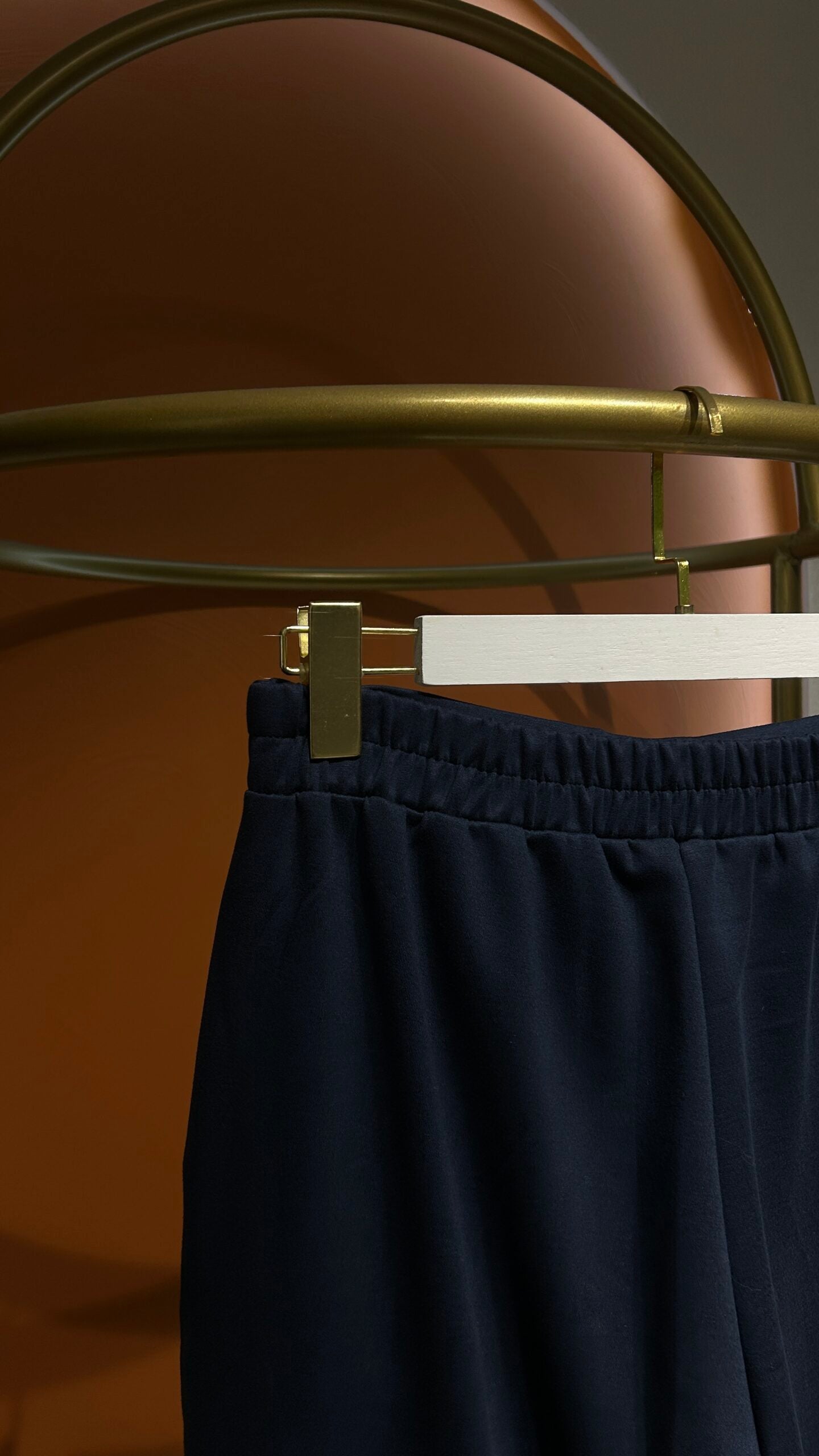 Premium Nervürlü Pantolon - Lacivert - EsraGürsesBoutique