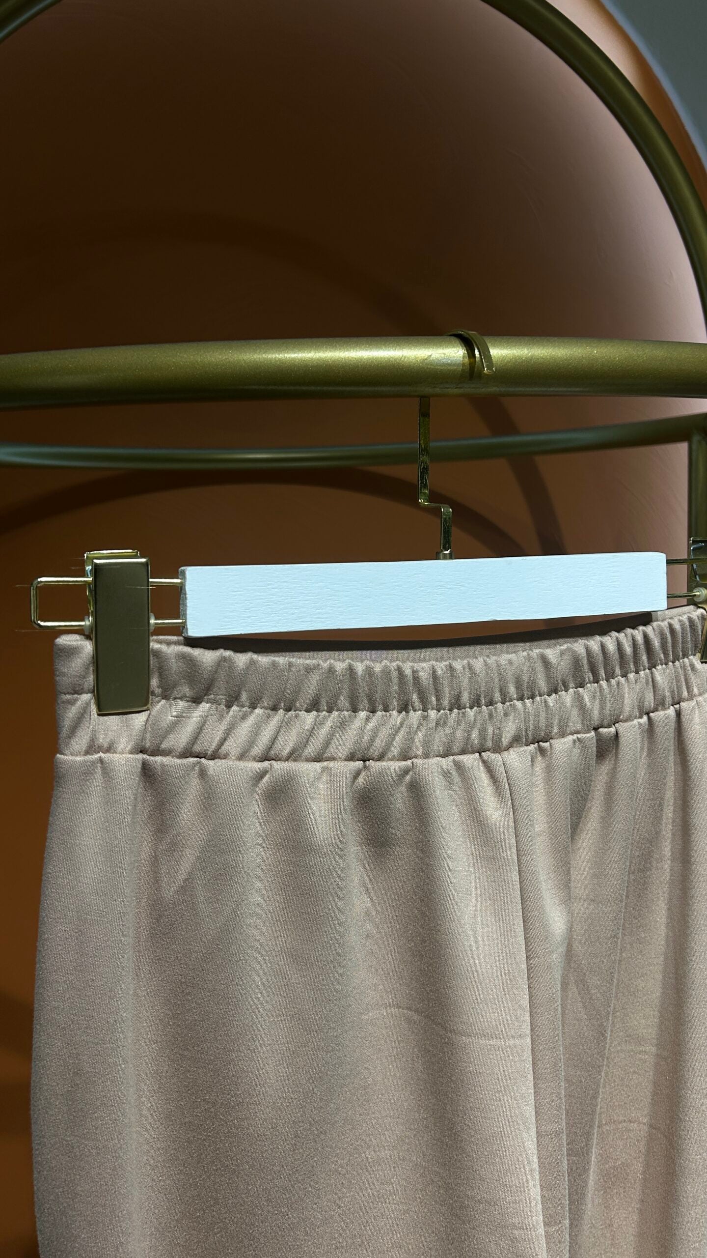 Premium Nervürlü Pantolon - Camel - EsraGürsesBoutique