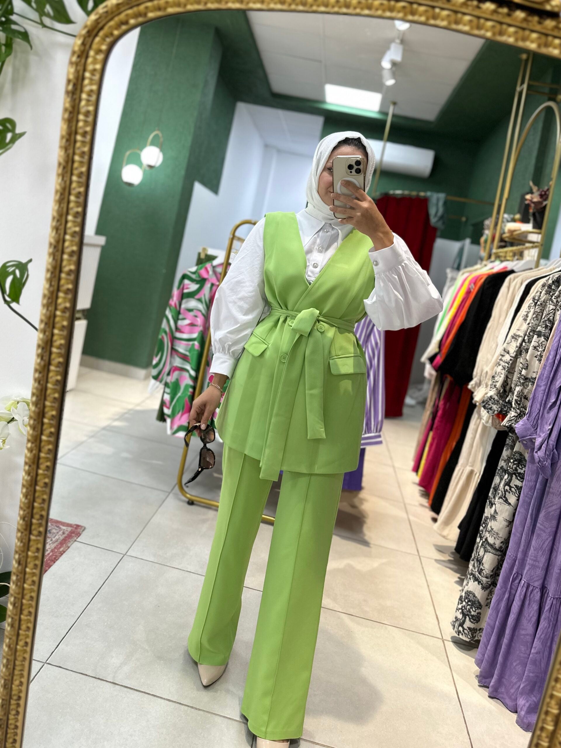 Yeşil Yelekli Takım - EsraGürsesBoutique