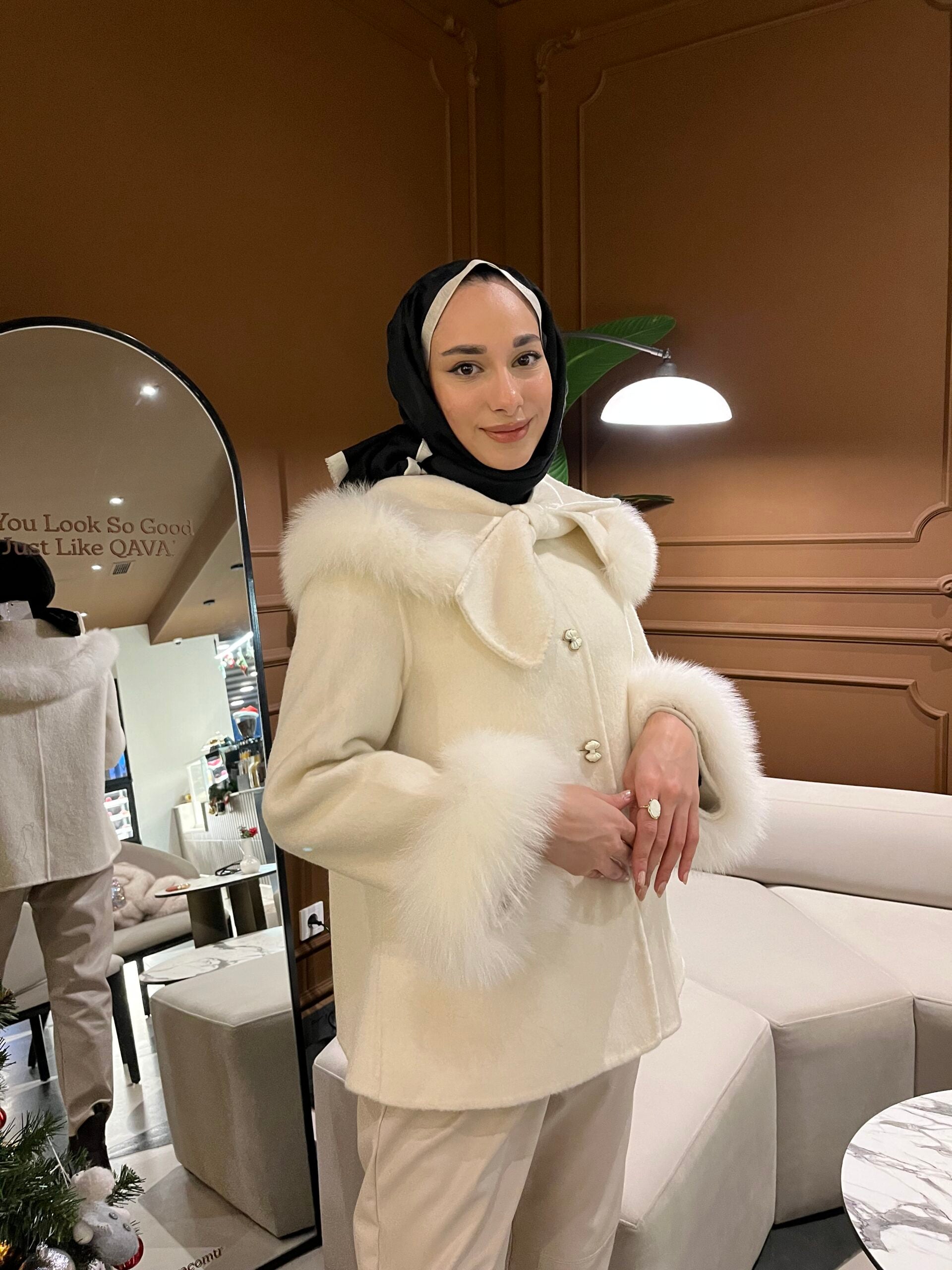 İthal Kuzu Kürk Ceket - EsraGürsesBoutique